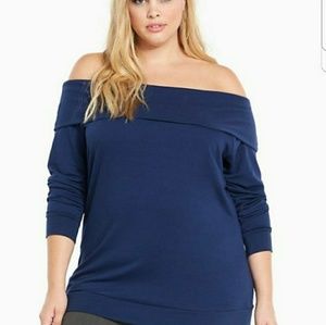 Off the shoulder sweater